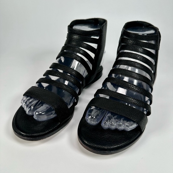 Eileen Fisher Shoes - Eileen Fisher Women’s Black Gladiator Otto Sandals